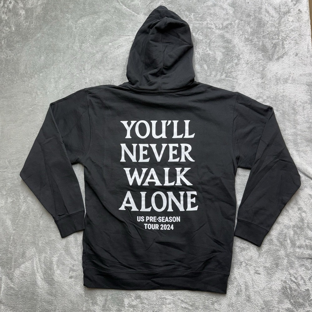 Liverpool F.C. Black  Hoodie Pullover Size Large L.F.C. Premier League New - Picture 8 of 9